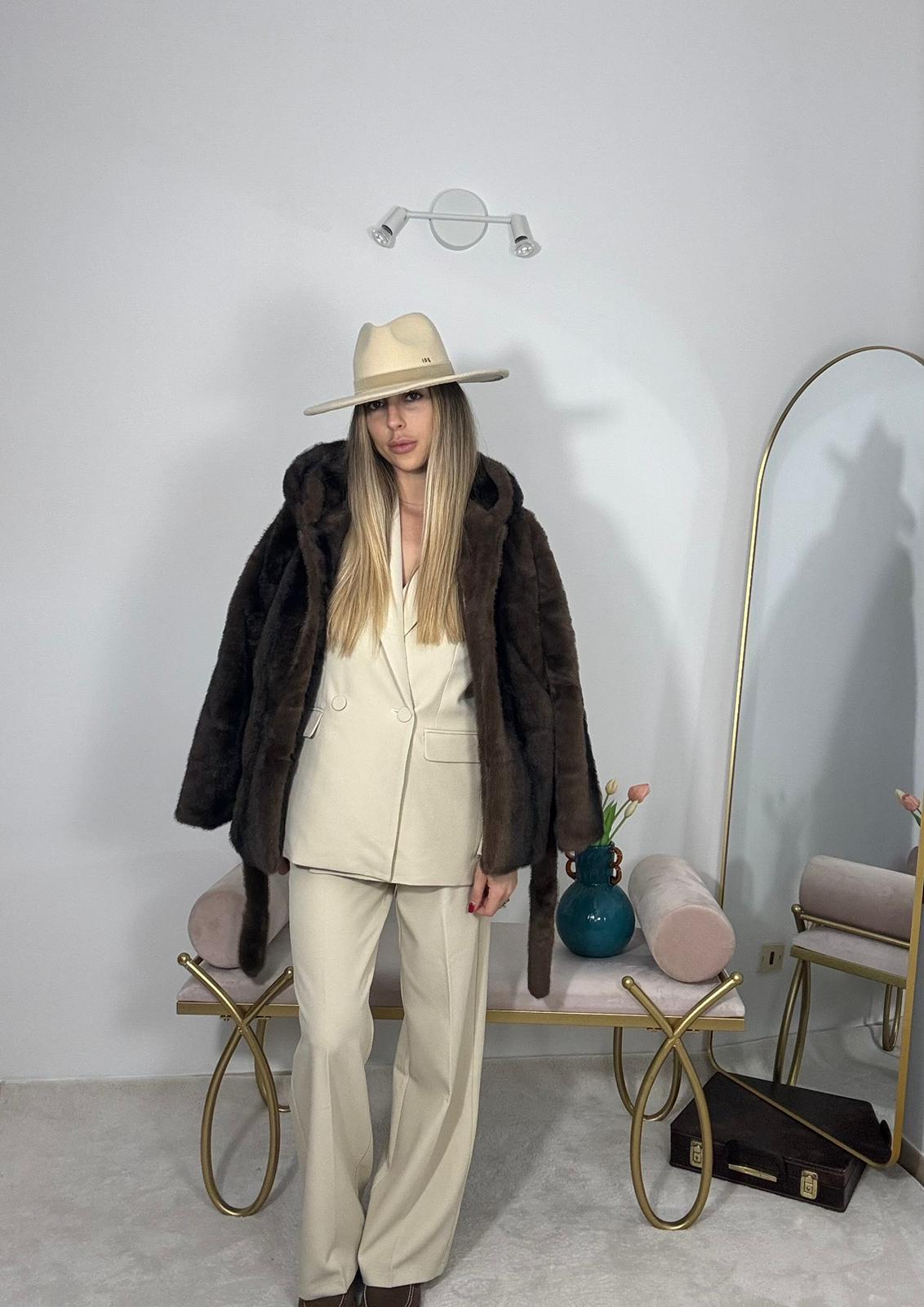 Eco pelliccia visone