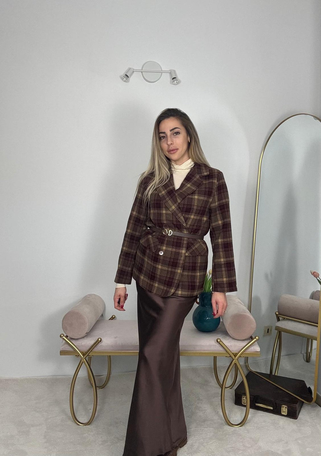 Blazer quadri Alessia