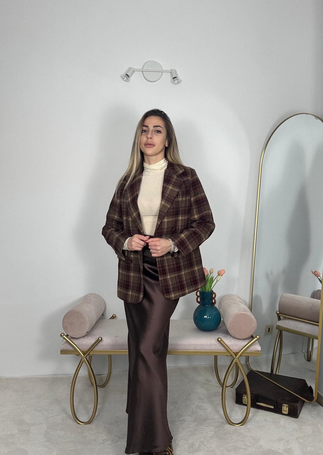 Blazer quadri Alessia