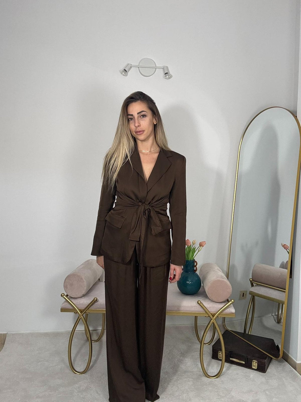 Pantalone con elastico Lumina